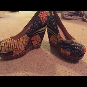 Aldo multicoloured wedges